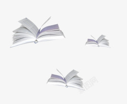 飞翔的书籍飞翔的白色书籍高清图片