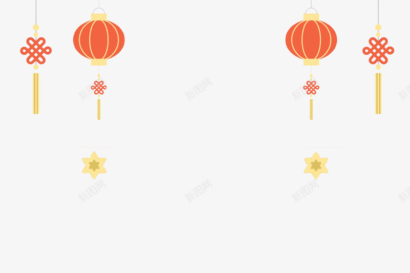 中国风现年拜年祝贺海报png免抠素材_新图网 https://ixintu.com 中国风 卡通 卡通小年 喜庆 大吉 新年快乐 海报 红色 过年