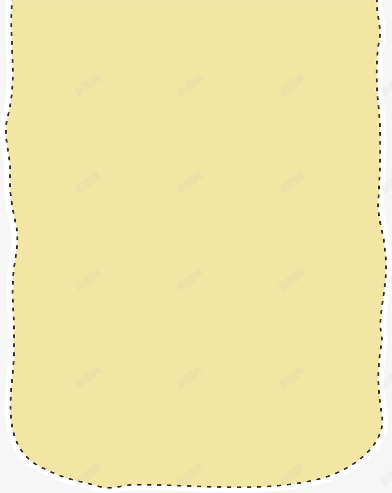 黄色简约纸张png免抠素材_新图网 https://ixintu.com 卡通 图案 牛皮纸 简约 纸张 背景 边框纹理 黄色