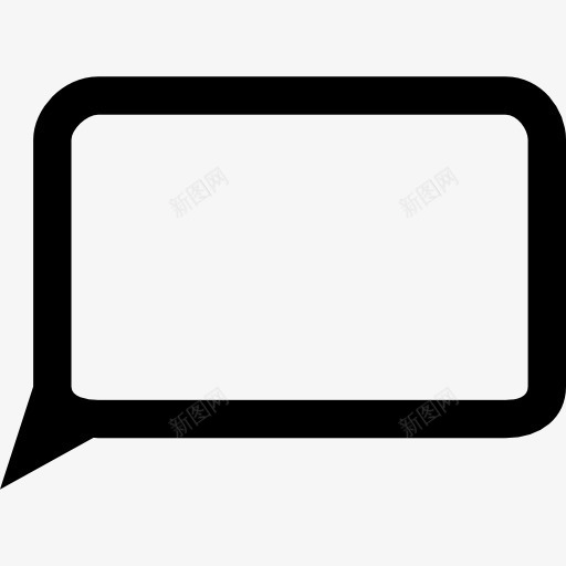 空白的气泡图标png_新图网 https://ixintu.com 形状 气泡 短信 空白 聊天的聊天 语音气泡