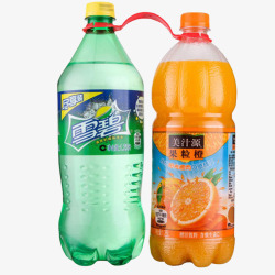 有氧饮料雪碧美汁源果粒橙高清图片
