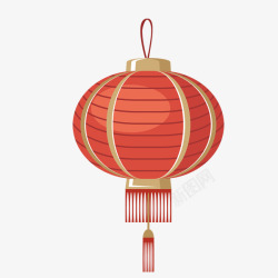 手绘中国风灯笼装饰素材