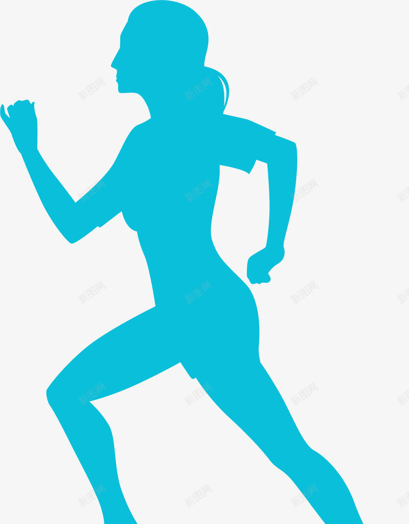 跑步的女人矢量图图标ai_新图网 https://ixintu.com 奔跑标识 女人 跑步 跑步标志 跑步标识 运动 矢量图