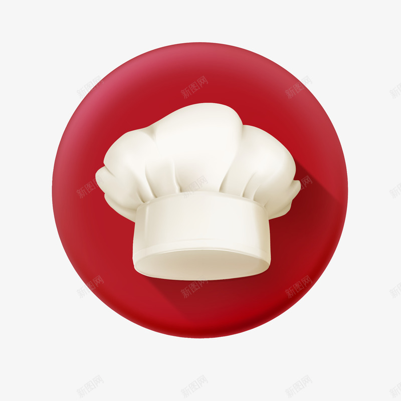 精美图标厨师帽子矢量图ai_新图网 https://ixintu.com 厨师 图标 帽子 精美 矢量图