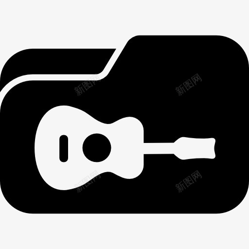 吉他音乐文件夹图标png_新图网 https://ixintu.com 主题 吉他 文件 文件夹 档案 音乐