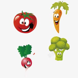 蔬菜表情包素材
