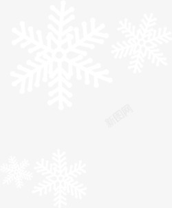 电商冬天背景漂浮的雪花高清图片