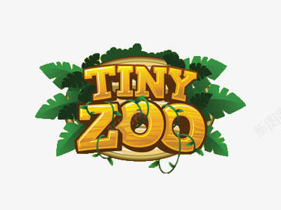 tinyzoo可爱卡通字体png免抠素材_新图网 https://ixintu.com 动物园 卡通 可爱 字体 英文字体