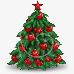 圣诞节圣诞树彩球png免抠素材_新图网 https://ixintu.com 圣诞树 圣诞节 彩球