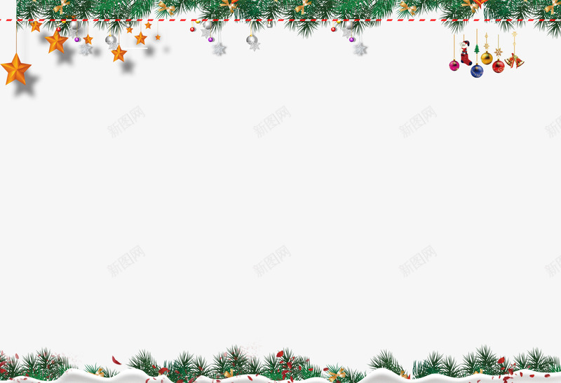 圣诞节装饰星星png免抠素材_新图网 https://ixintu.com 圣诞树 圣诞节装饰 彩带 彩球 花瓣 蝴蝶结 袜子 雪地 雪花
