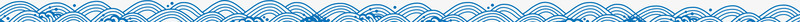中国风蓝色海浪装饰边框png免抠素材_新图网 https://ixintu.com 中国风 扁平 海浪 蓝色 边框