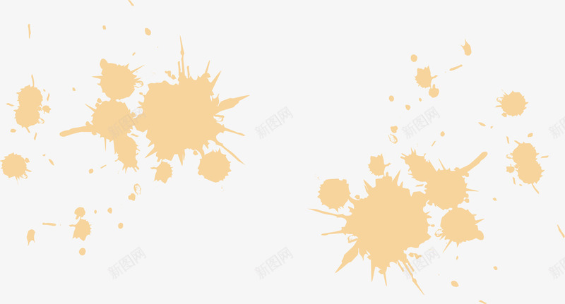 潮流墨迹点缀矢量图ai免抠素材_新图网 https://ixintu.com 单色 唯美 时尚 矢量图