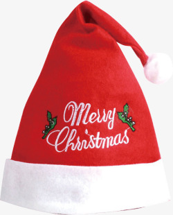 圣诞帽字红色圣诞帽绣字帽子产品实物高清图片