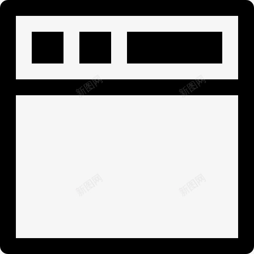 空白的窗口符号图标png_新图网 https://ixintu.com Web 标志 空白的 空荡荡的 窗口 窗户 符号 薄的行程设计