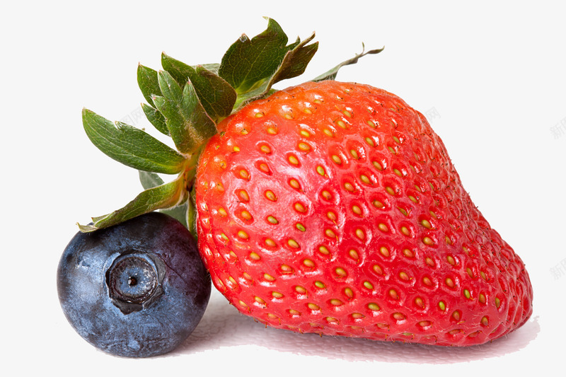 新鲜的草莓和蓝莓psd免抠素材_新图网 https://ixintu.com 新鲜的 水果 草莓 蓝莓