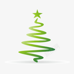 绿色线条圣诞树透明图标png_新图网 https://ixintu.com png 图标 圣诞树 线条 绿色 透明
