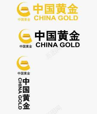 中国黄金标志图标图标