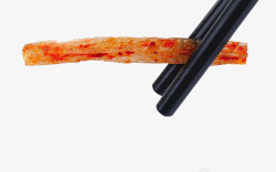 卫龙筷子上的卫龙辣条高清图片