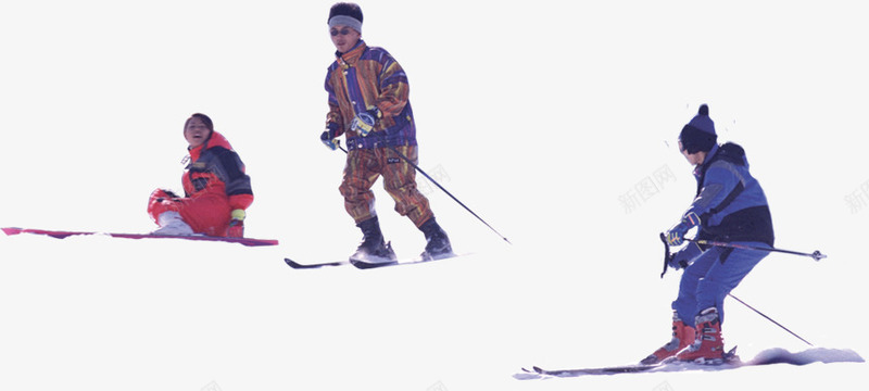 摄影一群小孩子在滑雪png免抠素材_新图网 https://ixintu.com 小孩子 摄影 滑雪
