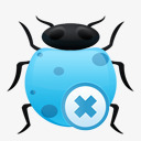 关闭错误一束清凉的蓝色图标png_新图网 https://ixintu.com bug close 关闭 错误