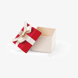 淘宝圣诞手绘卡通打开的礼盒高清图片