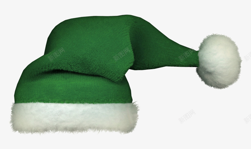 圣诞帽子png免抠素材_新图网 https://ixintu.com 圣诞 圣诞节 帽子 绿色