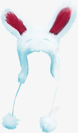 兔耳头箍兔耳朵帽子白色2017高清图片