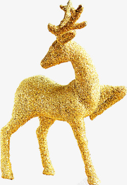 麋鹿家装饰品金色麋鹿高清图片