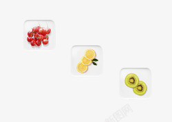三种水果素材