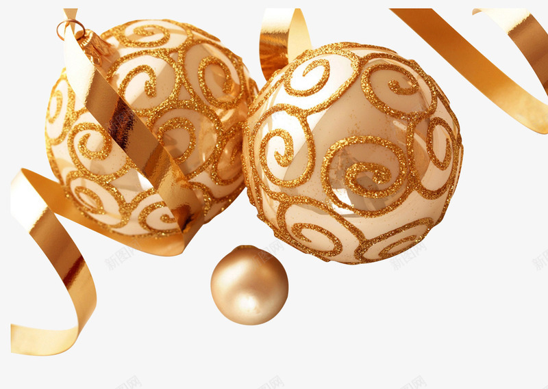 金色花纹圣诞球png免抠素材_新图网 https://ixintu.com 产品实物 圣诞免费图片 圣诞图 圣诞素材 圣诞节 圣诞节素材 圣诞透明素材 珍珠 金球 金粉