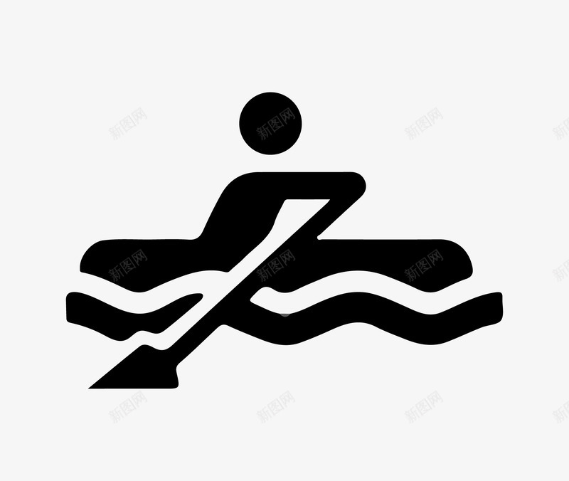 划船运动图标矢量图ai_新图网 https://ixintu.com icon 下水 人物 体育运动 划船 卡通 图标 图案 手绘 跳板 跳水 跳水台 跳水运动 矢量图
