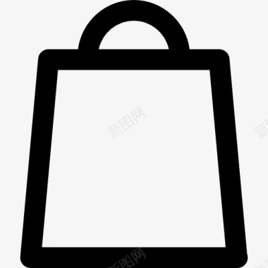 购物袋的商业工具图标图标
