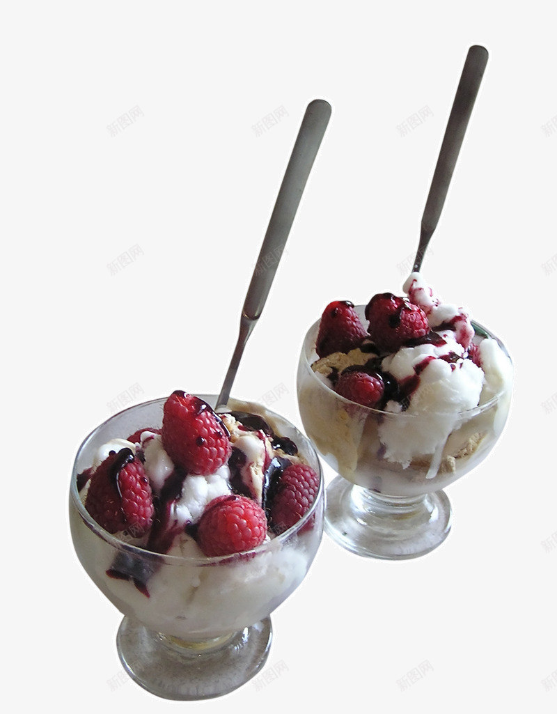杯子里的冰淇淋png免抠素材_新图网 https://ixintu.com 冰凉 冰淇淋 奶油 草莓