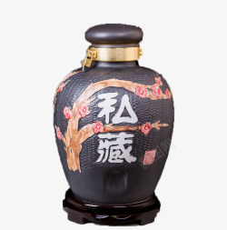 实物中国风传统酒瓶白酒素材