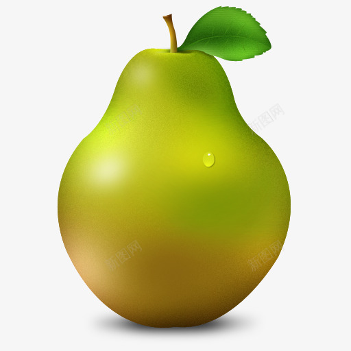 梨水果ParadiseFruitIconSet图标png_新图网 https://ixintu.com Fruit Pear 梨 水果