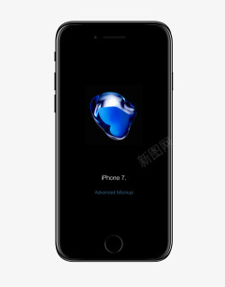 IP7手机模型磨砂黑iPhone7高清图片