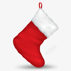 圣诞鞋子圣诞礼物装饰物红色圣诞鞋子高清图片