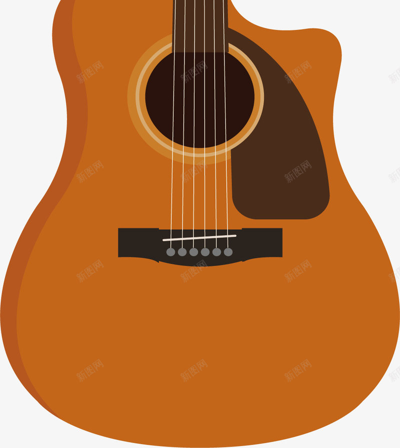 一把木吉他矢量图eps免抠素材_新图网 https://ixintu.com 吉他 木吉他 民谣 矢量素材 音乐节 矢量图