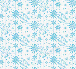 蓝色挂件蓝色圣诞节背景高清图片