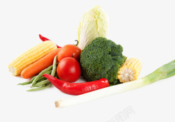 蔬菜水果西红市辣椒素材