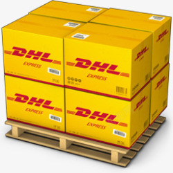 DHL盒子Containericon图标高清图片