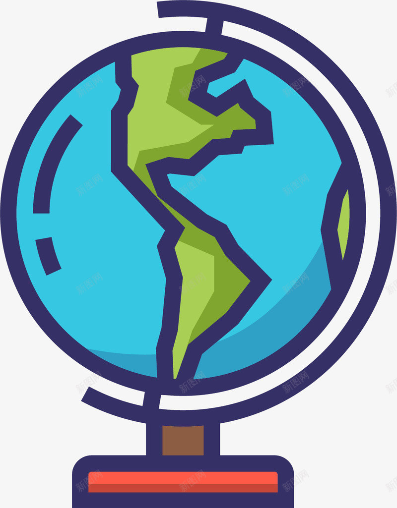 地理知识图标png_新图网 https://ixintu.com 卡通 可爱 图标icon 地球仪 地理知识 地理课 学习ico 学习icon