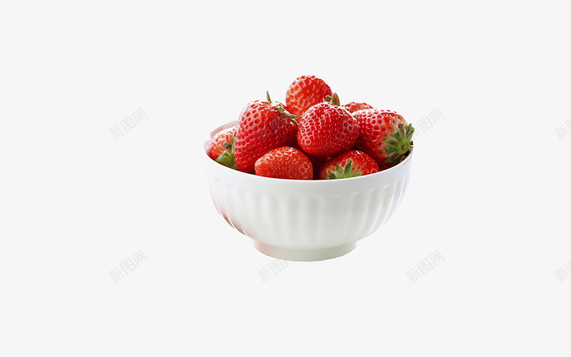 碗中的草莓png免抠素材_新图网 https://ixintu.com 草莓 饭碗