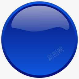 按钮蓝色的openicon图标png_新图网 https://ixintu.com blue button 按钮 蓝色的