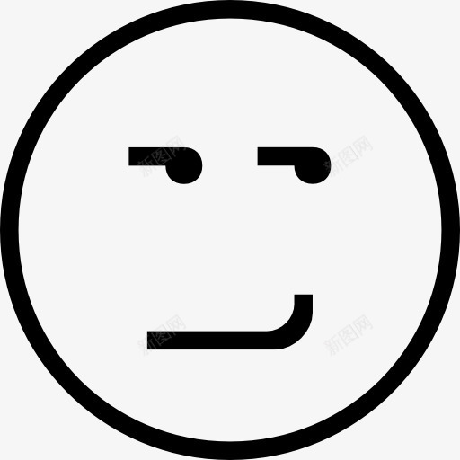傻笑的表情脸部轮廓图标png_新图网 https://ixintu.com 傻笑 山楂Emoji中风 情感 情绪 概述 界面 笑脸 表情符号 面
