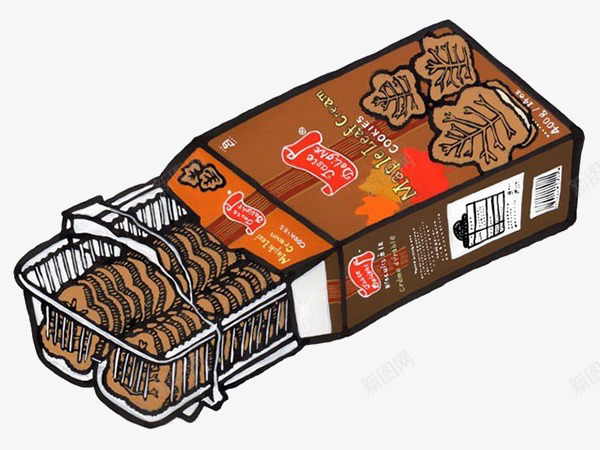 卡通巧克力饼干png免抠素材_新图网 https://ixintu.com 商品 巧克力 零食 饼干