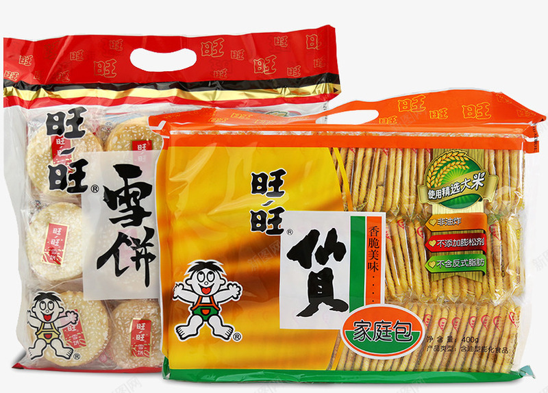 旺旺大礼包png免抠素材_新图网 https://ixintu.com 休闲食品 大礼包 旺旺 雪饼