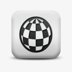 checkered不光滑的白色的广场图标文化全球高清图片
