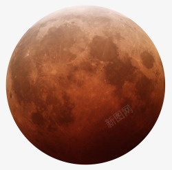 红色月亮创意红色的月亮造型高清图片