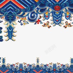 民族素材中国风神话装饰纹理高清图片